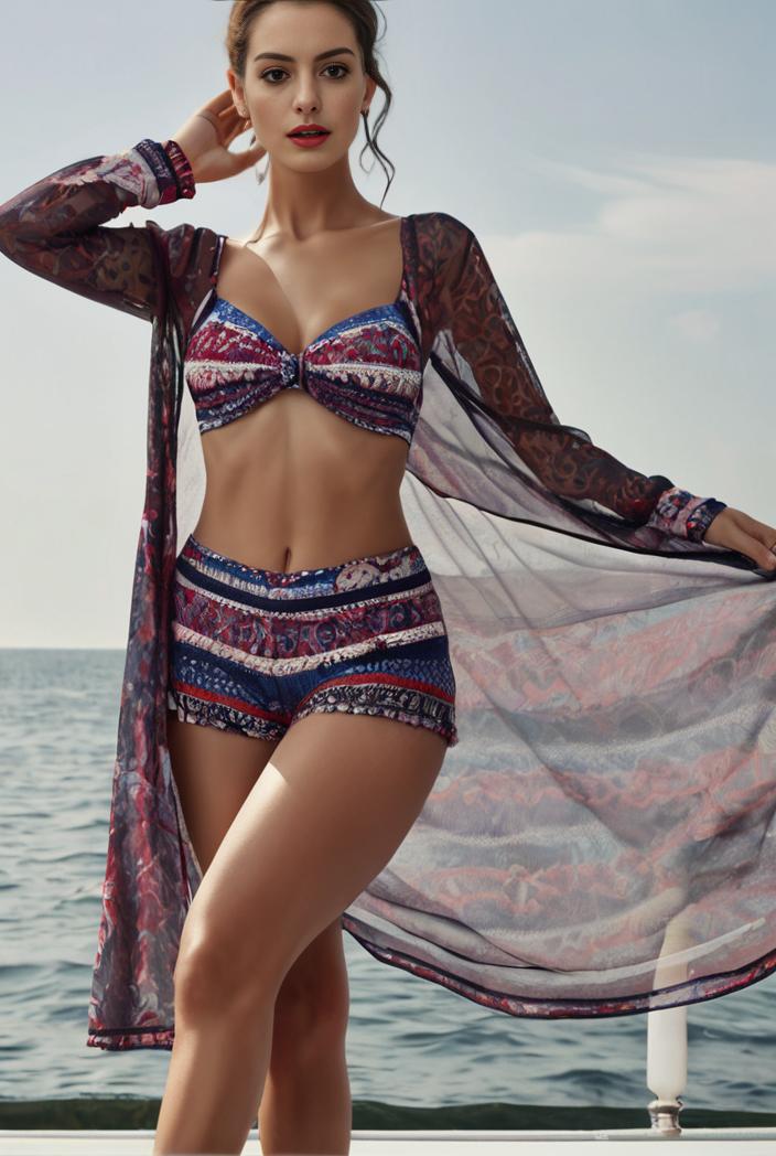 3 pieces sexy print bikini women high waist swimsuit cover up swimwear female lady bathing suit swimming summer beachwear 127138