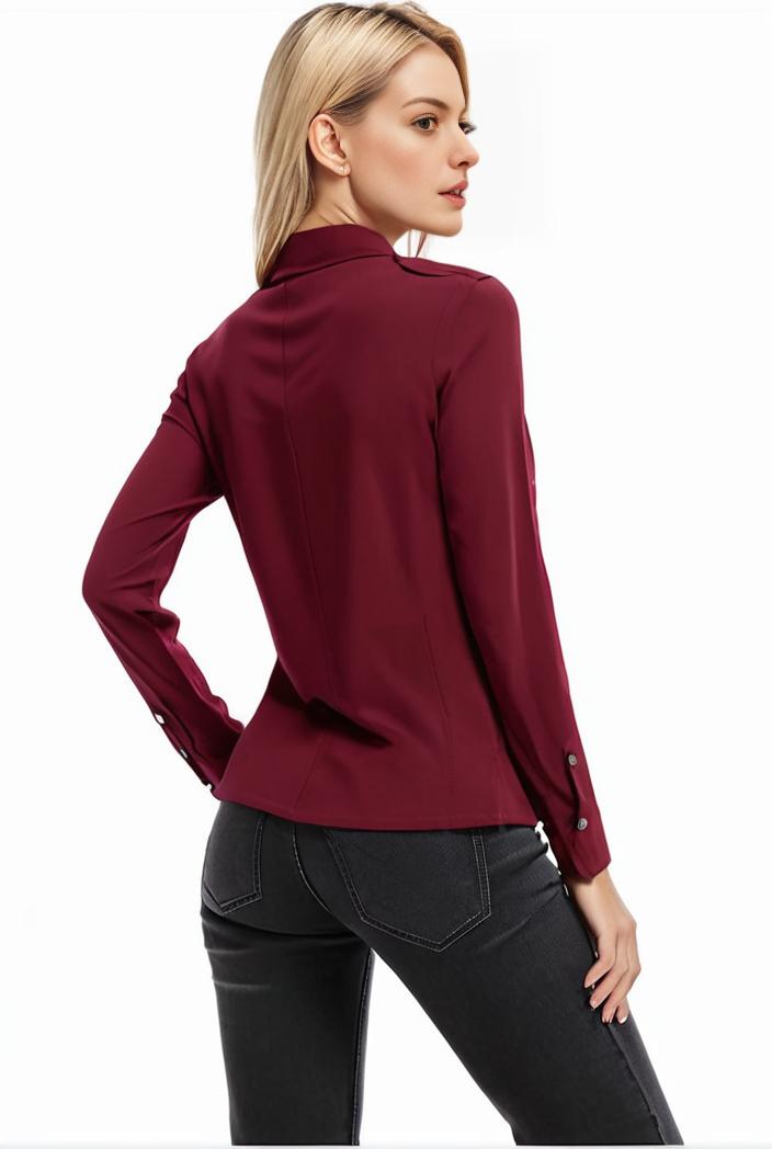 3 sets of turtleneck tees comfy long sleeve shirt perfect for spring autumn women s apparel 136824