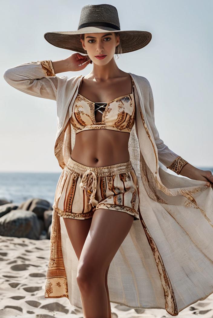 3 pieces sexy print bikini women high waist swimsuit cover up swimwear female lady bathing suit swimming summer beachwear 105179