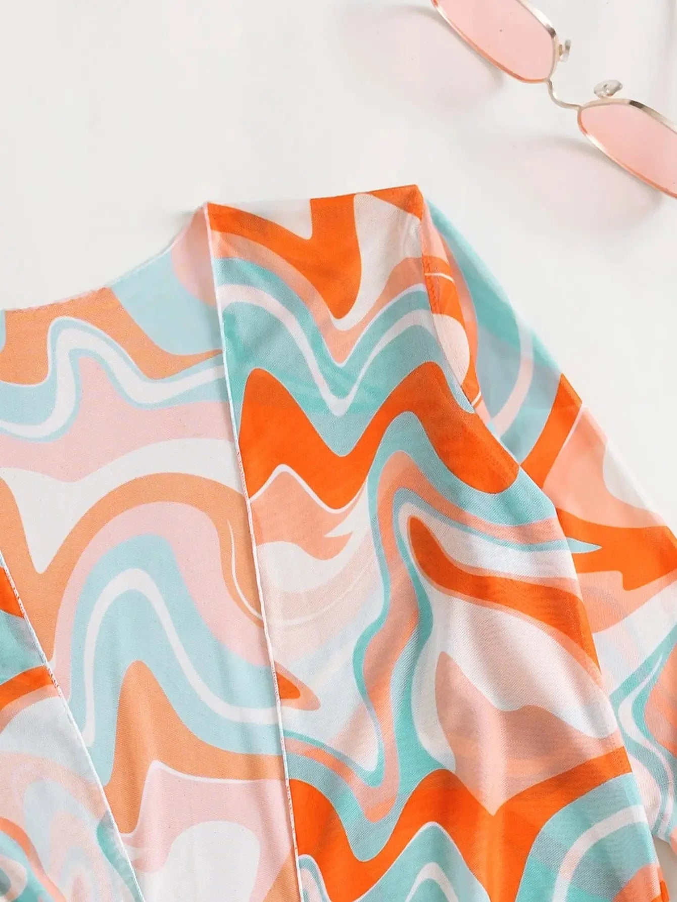 3 Pieces Sexy Print Bikini Women High Waist Swimsuit Cover Up Swimwear Female Lady Bathing Suit Swimming Summer Beachwear