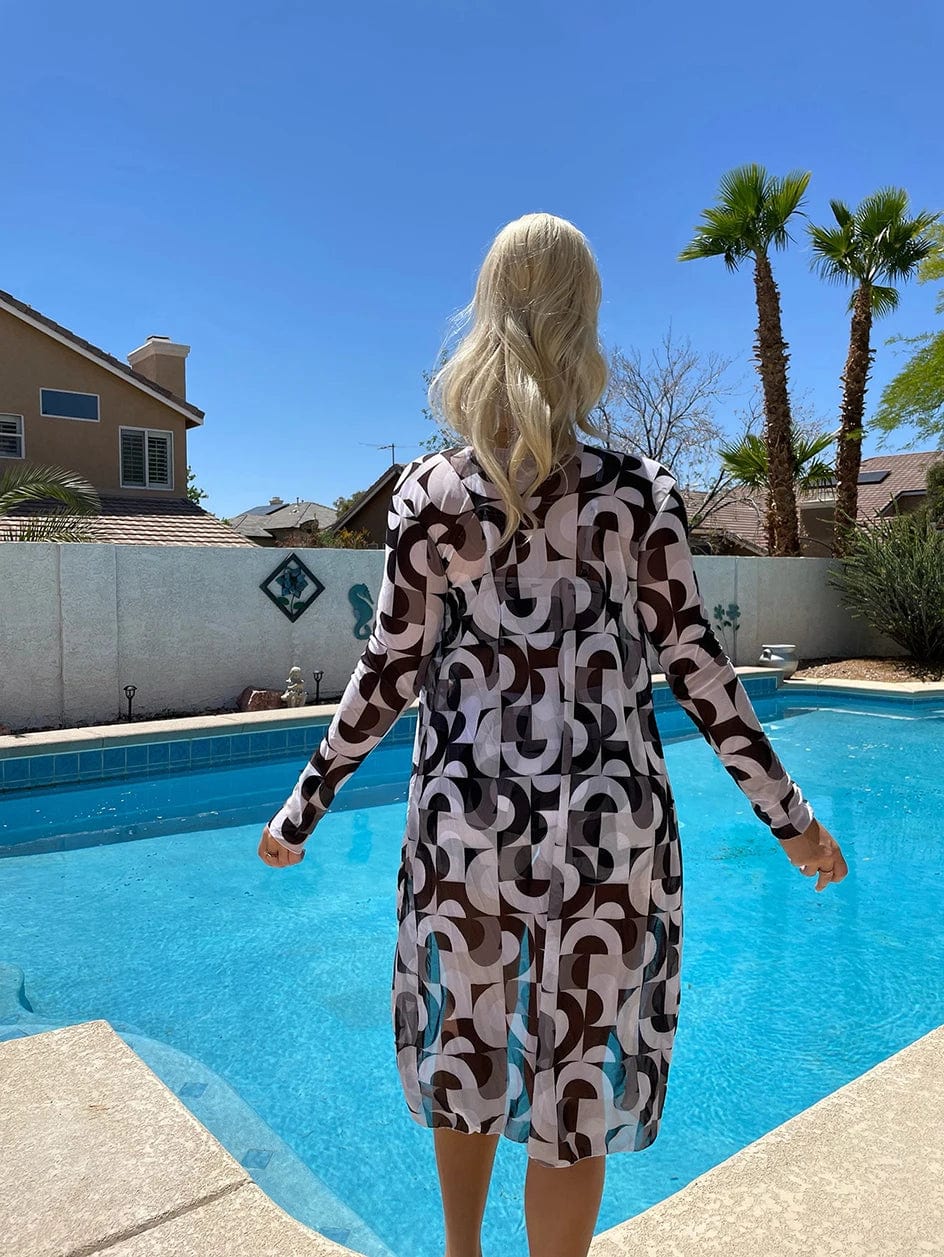 3 Pieces Sexy Print Bikini Women High Waist Swimsuit Cover Up Swimwear Female Lady Bathing Suit Swimming Summer Beachwear