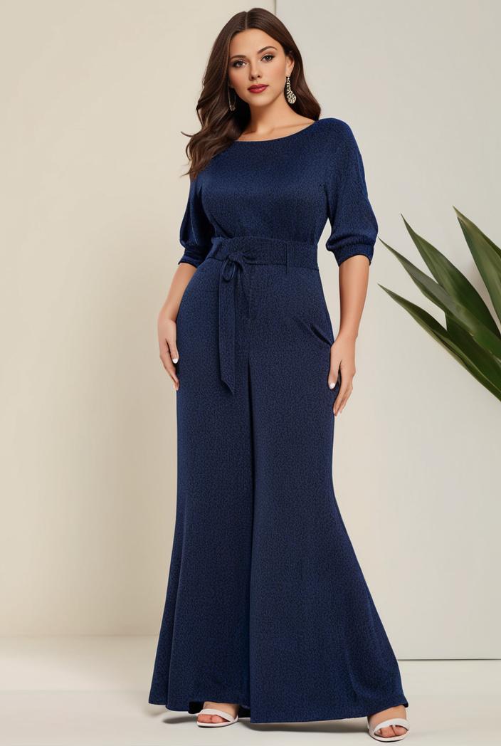3 4 sleeve bodycon plunging back sequin evening dress 137466