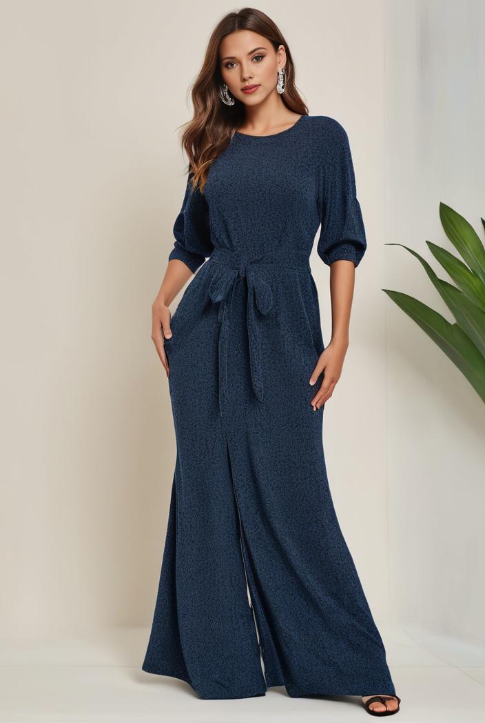 3 4 sleeve bodycon plunging back sequin evening dress 137468