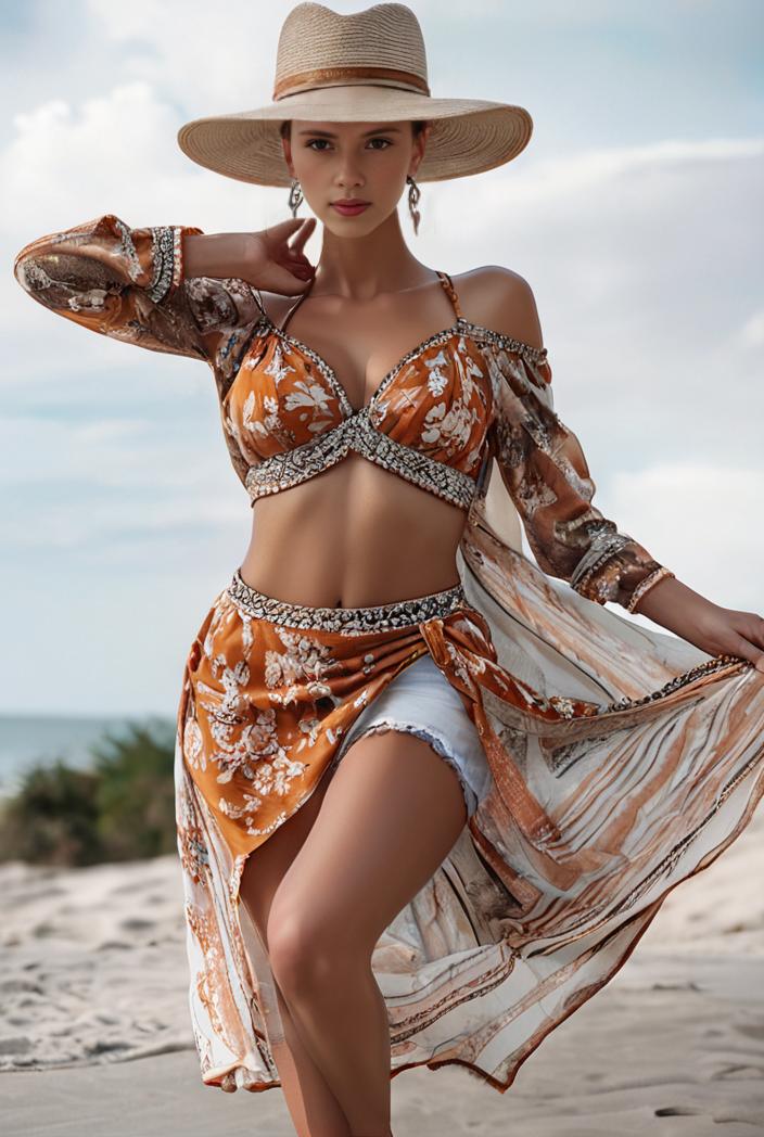 3 pieces sexy print bikini women high waist swimsuit cover up swimwear female lady bathing suit swimming summer beachwear 109616