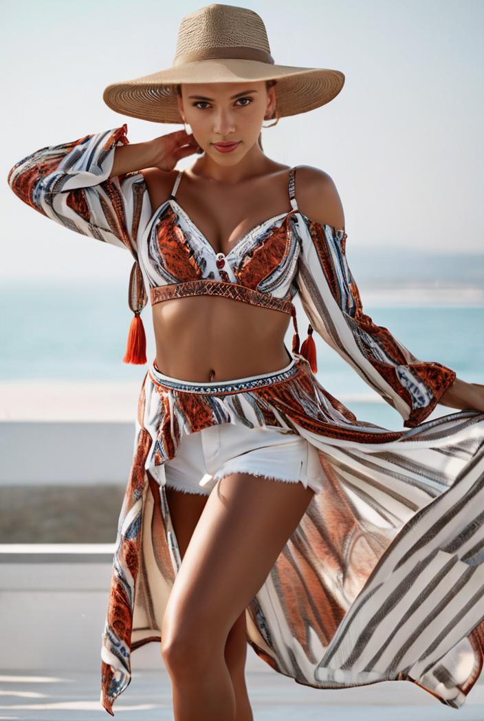 3 pieces sexy print bikini women high waist swimsuit cover up swimwear female lady bathing suit swimming summer beachwear 122847