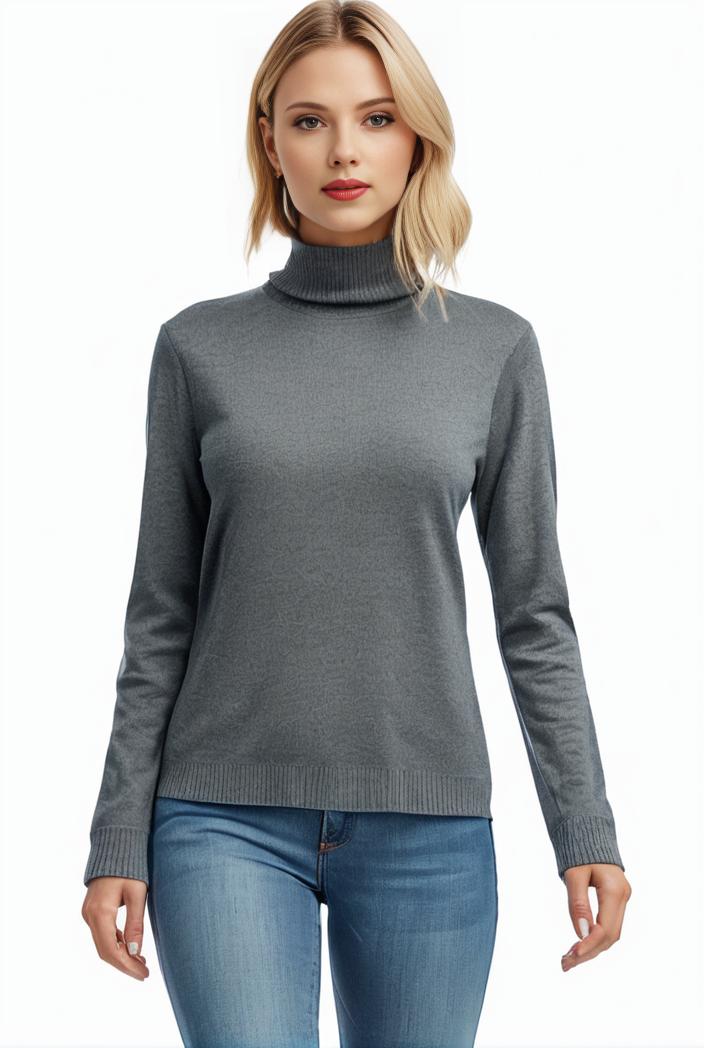3 sets of turtleneck tees comfy long sleeve shirt perfect for spring autumn women s apparel 123025