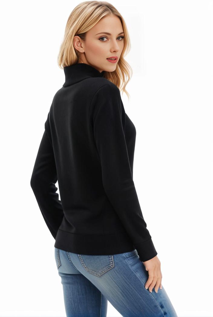 3 sets of turtleneck tees comfy long sleeve shirt perfect for spring autumn women s apparel 123042