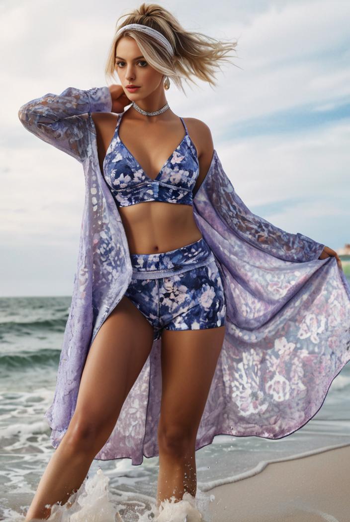 3 pieces sexy print bikini women high waist swimsuit cover up swimwear female lady bathing suit swimming summer beachwear 120332