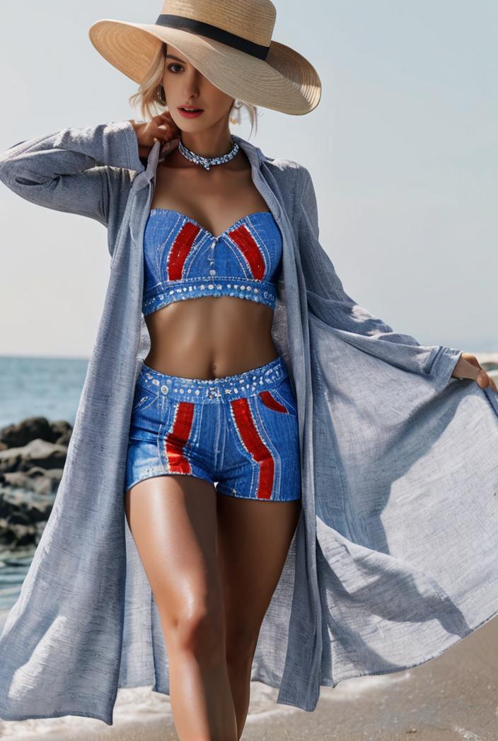 3 pieces sexy print bikini women high waist swimsuit cover up swimwear female lady bathing suit swimming summer beachwear 120387