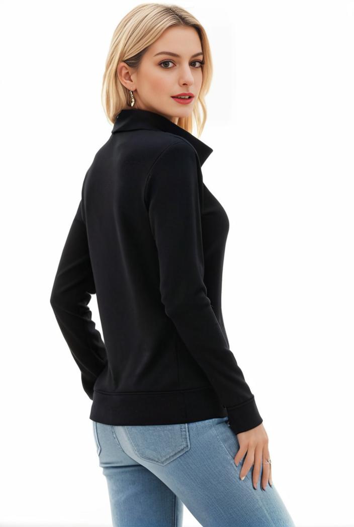3 sets of turtleneck tees comfy long sleeve shirt perfect for spring autumn women s apparel 120559