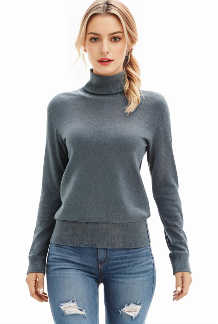 3 sets of turtleneck tees comfy long sleeve shirt perfect for spring autumn women s apparel 142860