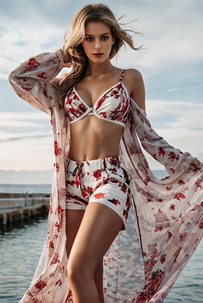 3 pieces sexy print bikini women high waist swimsuit cover up swimwear female lady bathing suit swimming summer beachwear 149232