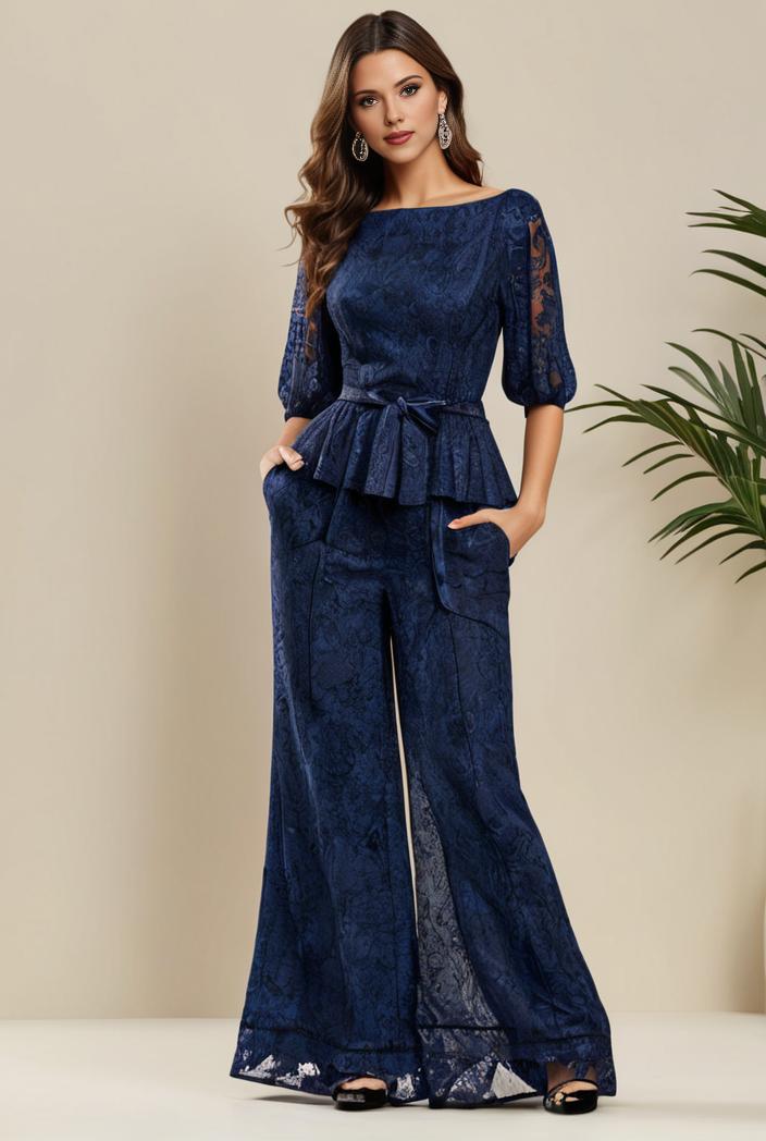 3 4 sleeve bodycon plunging back sequin evening dress 134964