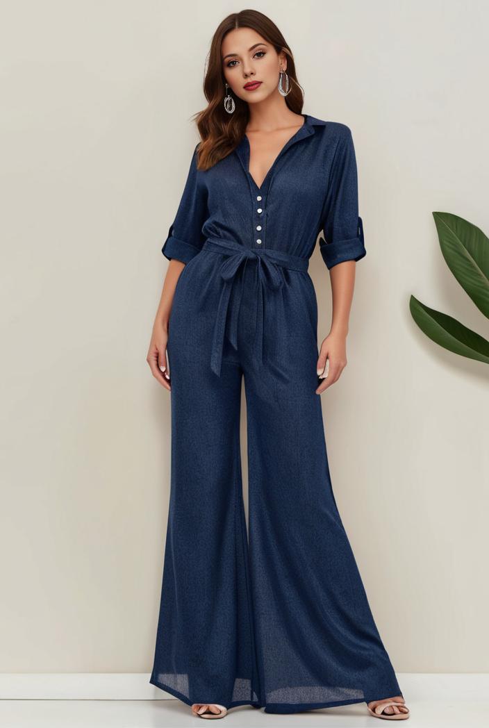 3 4 sleeve bodycon plunging back sequin evening dress 134969