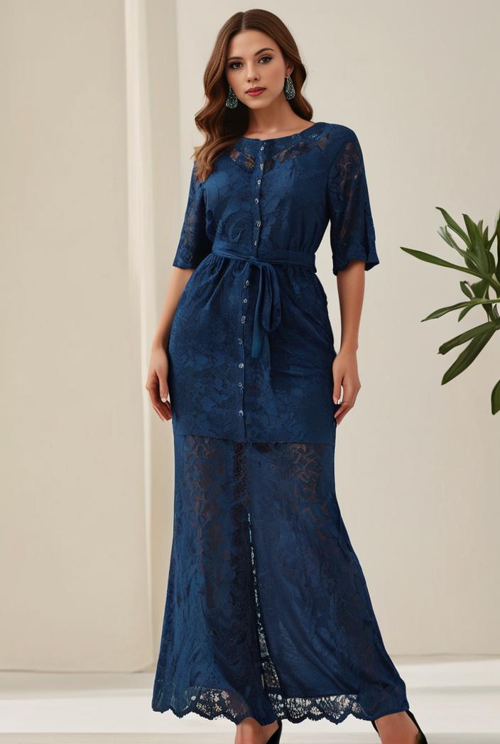 3 4 sleeve bodycon plunging back sequin evening dress 125900