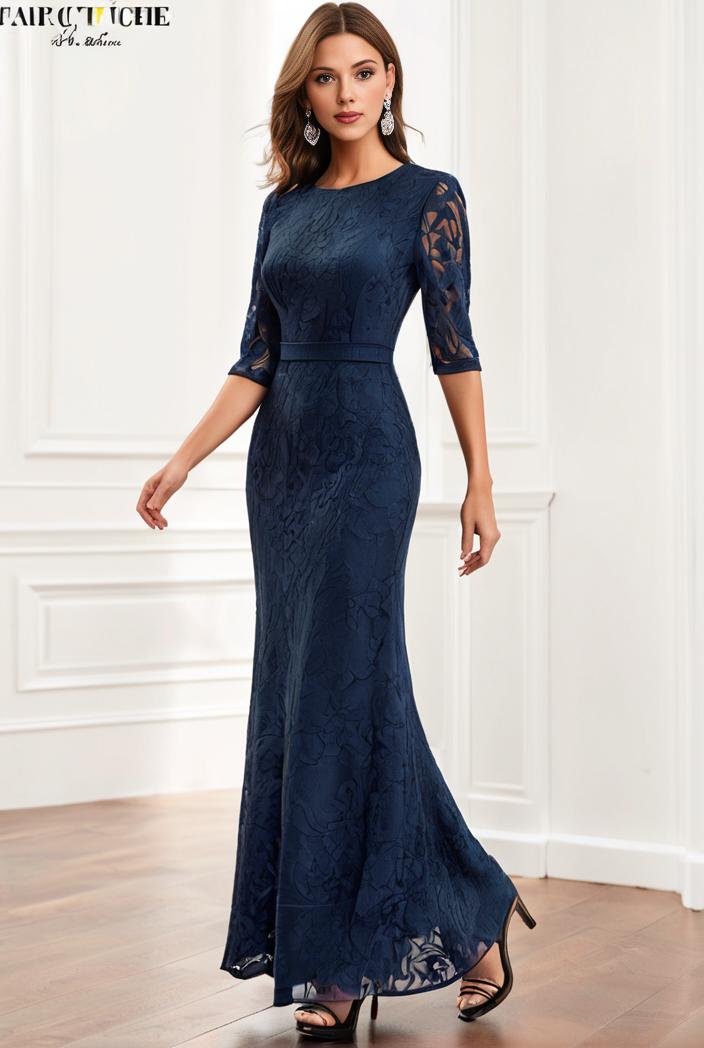 3 4 sleeve bodycon plunging back sequin evening dress 117096