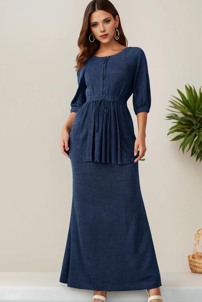 3 4 sleeve bodycon plunging back sequin evening dress 142401