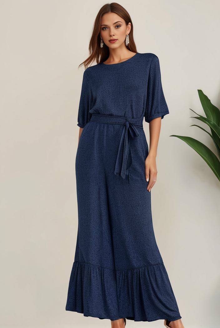 3 4 sleeve bodycon plunging back sequin evening dress 136250