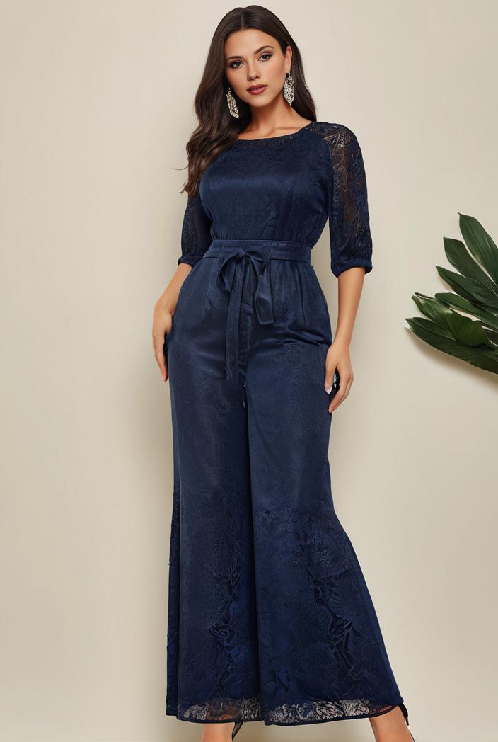 3 4 sleeve bodycon plunging back sequin evening dress 136252