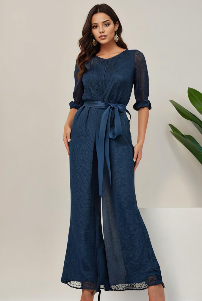 3 4 sleeve bodycon plunging back sequin evening dress 105895