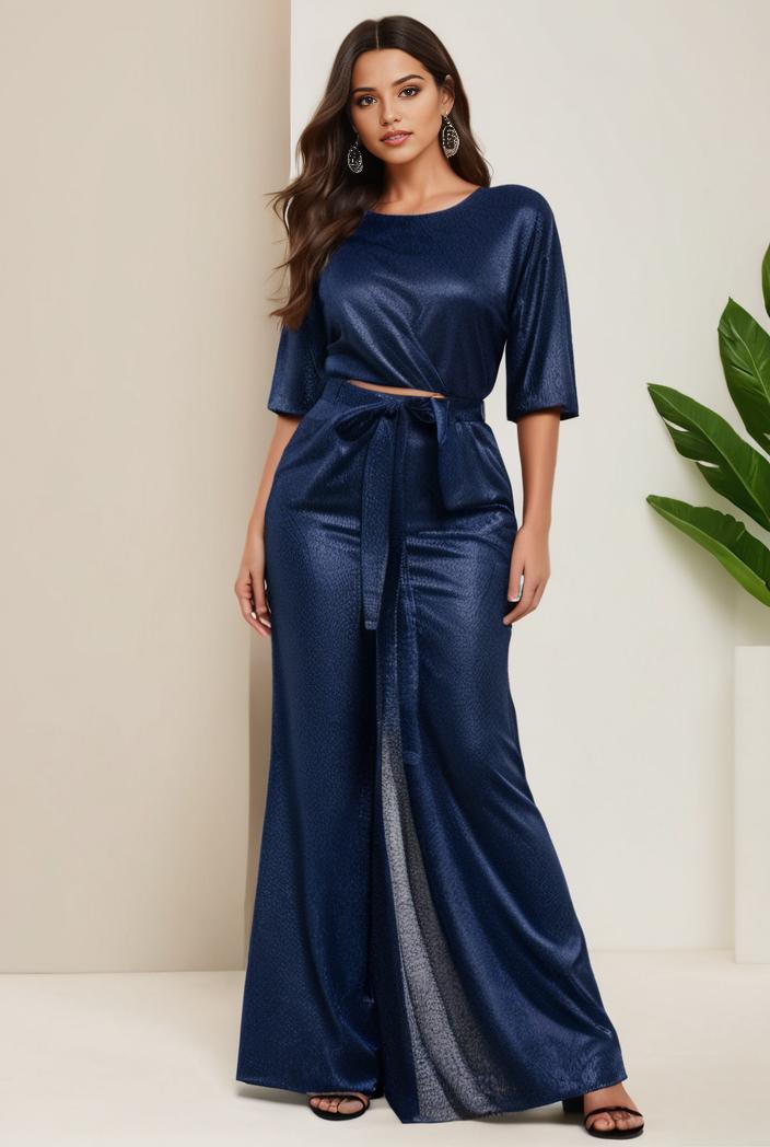 3 4 sleeve bodycon plunging back sequin evening dress 105900