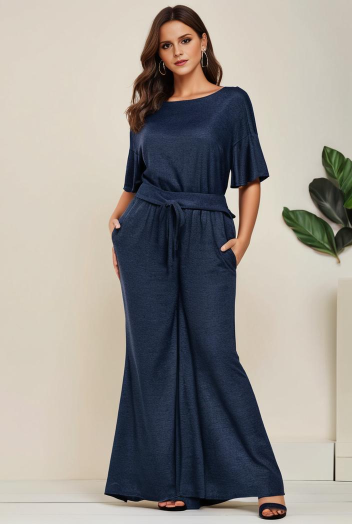 3 4 sleeve bodycon plunging back sequin evening dress 145482