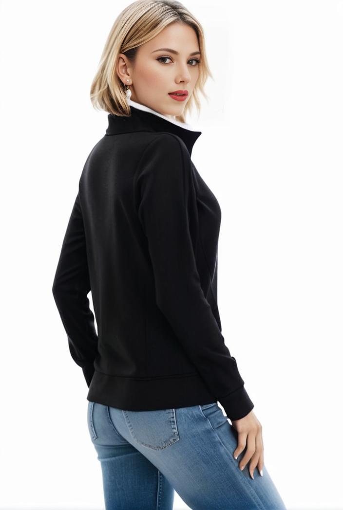 3 sets of turtleneck tees comfy long sleeve shirt perfect for spring autumn women s apparel 129550