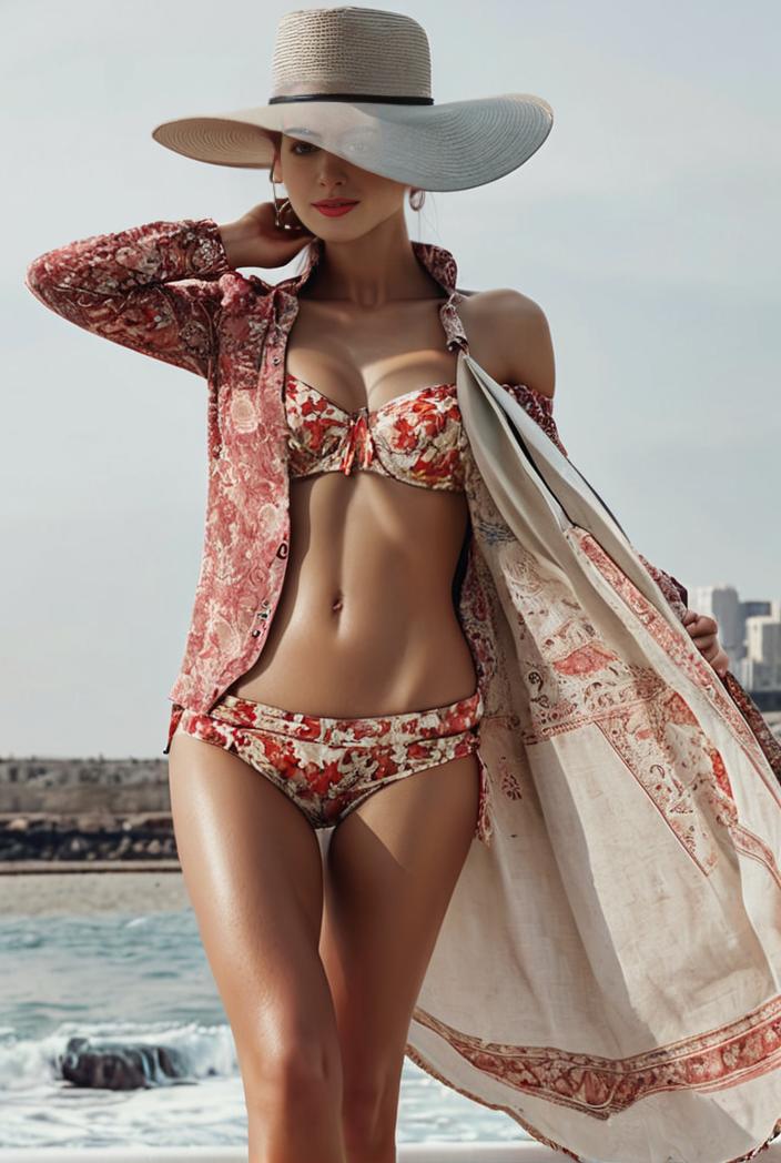 3 pieces sexy print bikini women high waist swimsuit cover up swimwear female lady bathing suit swimming summer beachwear 132525